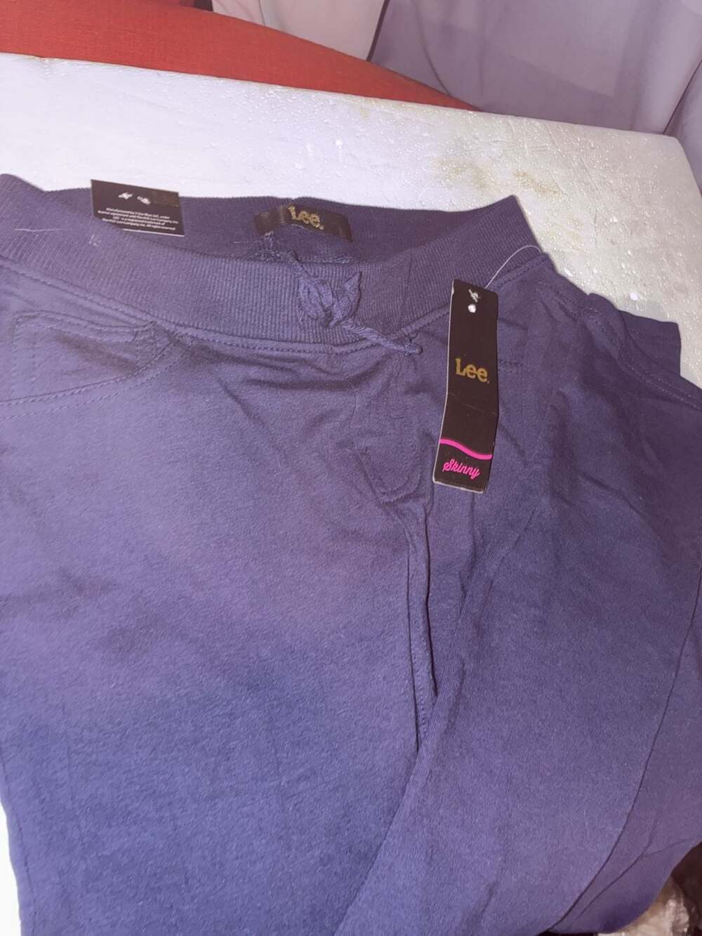 Lee Super Stretch Knit Waist Skinny Pants Size 14